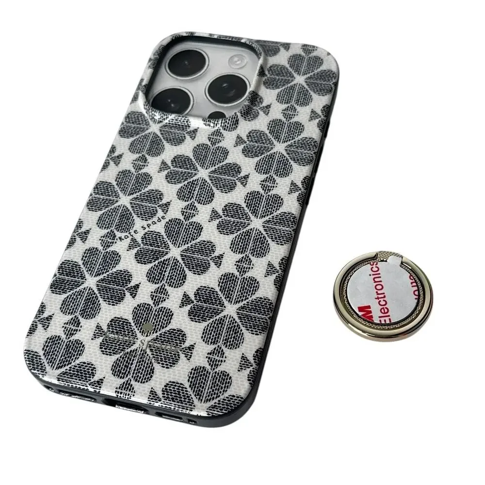 Kate Spade Spade Flower Stability Ring And Case iPhone 16